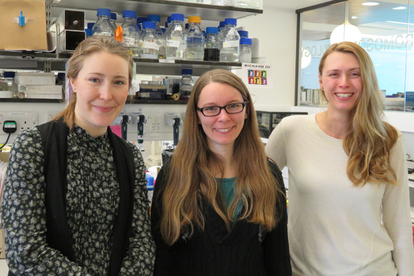 (L-R) Beth Watts, Sina Wittmann and Lidia Vasilieva