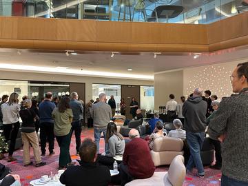 Colleagues gather to say farewell to Nicole