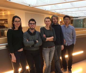 Vasilieva Lab members: Tea Kecman, Adrien Birot, Lidia Vasilieva, Krzysztof Kus and Dong-Hyuk Heo