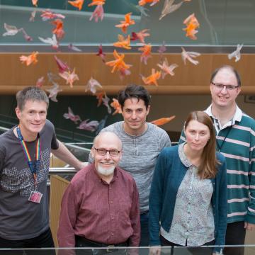 From Left to Right: Francis Barr, Jeremy Rowntree, Alfredo Castello, Lidia Vasilieva and Julian Jordan